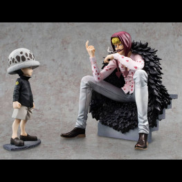 One Piece Excellent Model Limited P.O.P PVC socha Corazon & Law Limited Edition 17 cm